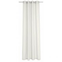 Traviata 6236796 70 – Tenda con occhielli, Tessuto, 245,0 x 137,0 x 245,0 cm, colore: bianco - Deko Trends