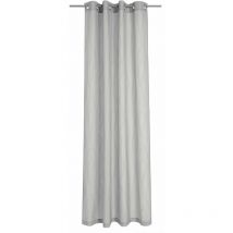 Deko Trends Traviata 6236796 90 – Tenda con occhielli, Tessuto, 245,0 x 137,0 x 245,0 cm, colore: Argento/Grigio
