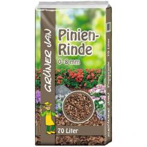 Buri - Pinienrinde 70 l 2-8mm Körnung Pinienmulch Dekorrinde Rindenmulch Bodenabdeckung