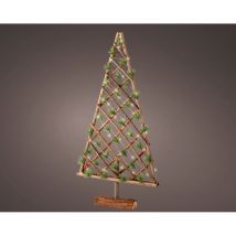 Kaemingk Micro Led Tree Wooden Stable Natural White Warm 80 Cm, 1 Stück
