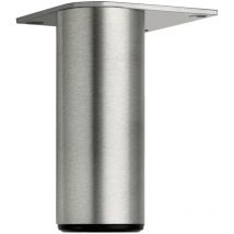 Dekorfuß Fuß fix, ø 40 mm, Länge 160 mm, Aluminium gebürstet