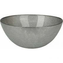 Dekoschüssel aus Glas – Ø 21 cm – Höhe 9 cm – Snackschale in Rot, Gold, Silber – Pflegeleicht und geruchsneutral