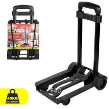 Dekton Folding Sack Truck 40kg Pallet Luggage Foldable Shopping Trolley Cart
