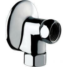 Delabie - 841020.2P Connection bracket lamp with nut collet battu - grey