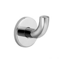 Kleiderhaken Komma Delabie kurzes Modell aus Edelstahl 304, glänzend poliert