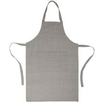 DELANTAL DE ALGODÓN GRIS 60x90cm CC20146 ANDREA HOUSE