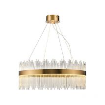 Delhi Crystal Rods - Lustre 600x260 mm, LED 35W, Laiton