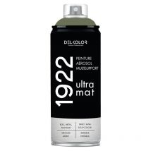 Delkolor - Peinture aérosol 1922 mat - 400 ml Couleur: kaki