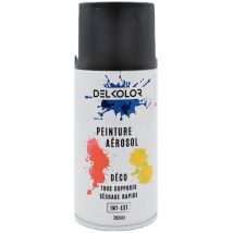Delkolor Peinture en Aérosol Tous Supports - 300ml Finition: Satiné - Couleur: RAL 7015 Gris ardoise - Conditionnement: 300ml