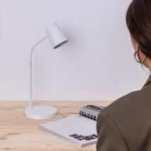 Delo Tischleuchte – LED – 3000K – flexibler Arm – weiß – OLS Original