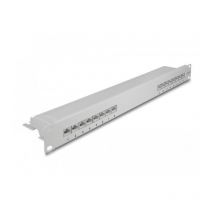 DeLOCK 19" Patchpanel 16P Cat.6A 1HE GY 66877