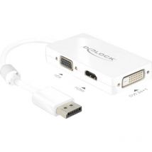 Delock - 62655 DisplayPort / vga / hdmi / dvi Adaptateur [1x DisplayPort mâle - 1x vga femelle, hdmi femelle, dvi femelle