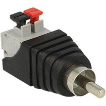 Delock - 65566 - rca - Mâle - Noir - Gris - Rouge