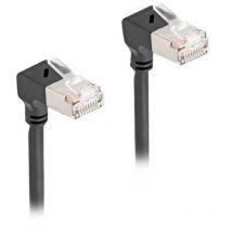DeLOCK 80301 câble de réseau Noir 3 m Cat6a S/FTP (S-STP)