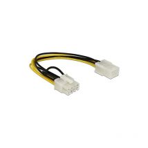 Delock - Cable de alimentación pcie 6 pines Bu 8 pines St pcie, negro, blanco, amarillo, pcie 6 pines 8 pines, 1 pieza