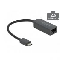Delock - 66645 - usb Type-C - lan RJ45 - 0,16 m - Noir