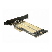 89630 - PCIe - M.2,SATA - Passif - Chine - Windows 10,Windows 7,Windows 8,Windows 8.1 - Boîte avec crochet - Delock