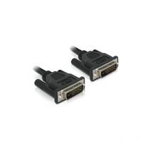 Delock - dvi 24+1 Cable 0.5m male/male cable dvi 0.5m dvi-d Black