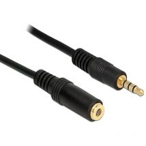 84669 cable de audio 5 m 3,5mm Negro - Delock