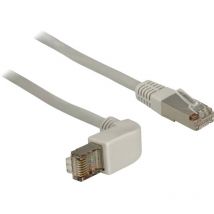 Delock - 83515 RJ45 Câble réseau, câble patch cat 5e s/ftp 1.00 m gris 1 pc(s)