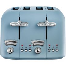 4 Slice Argento Toaster Blue - Delonghi