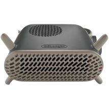 Capsule Fit Fan Heater 2400W, Grey, HFS70B24.GY - Delonghi