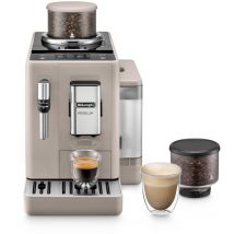 De'Longhi Rivelia Perfetto EXAM440.35.BG, Macchina da Caffè Automatica, Chicchi Macinati al Momento, Portachicchi Intercambiabile, Montalatte
