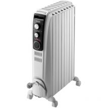 TRD40820T, Dragon 4 Oil Filled Radiator, 2000 Watt, White - Delonghi