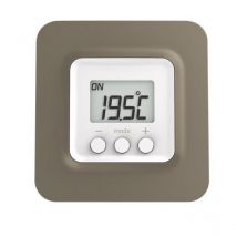 Delta Dore - Plaque de finition couleur creme pour thermostat Tybox serie 5000
