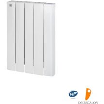 Deltacalor - Radiateur électrique connecté au chaleur douce Cubo Wi-Fi 1000W Blanc