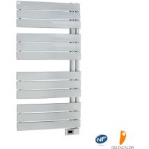 Deltacalor - Sèche-serviettes électrique à lames plates Asymetrique 500W Blanc