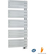 Deltacalor - Sèche-serviettes électrique à lames plates Asymetrique 750W Blanc