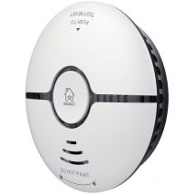Deltaco - smart home wifi smoke alarm, sound & light détecteur d'échantillon d'air interconnectable raccordements sans fil