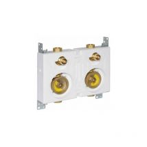 Miniblock-Duo ¾'' ig - Messing für Trockenkapsel tks 10432 - Deltamess