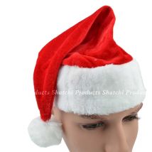Shatchi - 1 Pcs Semi Delux Father Santa Christmas Hat Fancy Dress Costume accessory