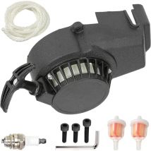 Démarreur à Rappel pour Moteur 2 Temps 43cc 47cc 49cc Pocket Coolster QG50 Moto pour Syx 50cc pour ssr SX50 Mini Dirt Bike Pocket Rocket Bike Moto