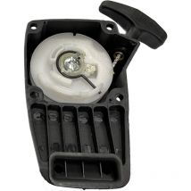 Démarreur à tirette noir compatible avec pièces de rechange Makita BHX2500 EC025 Subaru Robin EH025 et Makita BHX2500CA--TRIMEC