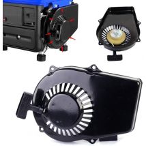 Jalleria - Démarreur à tirette pour Yamaha ET650 ET950 Remplacement pour tondeuse à gazon Recoil Rewind Moteur Générateur Noir