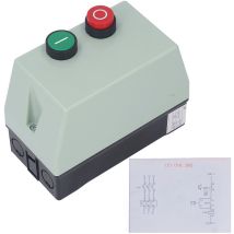 Démarreur de moteur électrique magnétique IP55 interrupteur de commande de démarrage de moteur étanche monophasé 220 230 v 3 phases 380 400 v - Eosnow