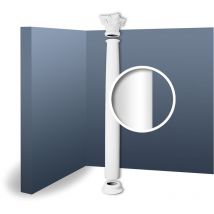 Orac - Colonne Jeu complet Colonne de stuc Decor KC1 luxxus décorative blanche Forme ronde classique antique 2,42 m