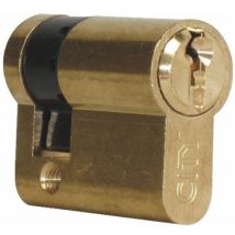 Cylindre de serrure – 30 x 10 mm – Simple – 3 clés – Laiton poli – LTDT