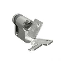Demi-cylindre profilé 40MM avec 2 clés - insert de cylindre pour système de verrouillage 50994 abn