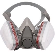 Demi-masque respiratoire réutilisable 6200 Masque à gaz Protection respiratoire Respirateurs avec lunettes de sécurité pour peinture Soudage à vapeur