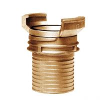 Demi raccord à douille annelé avec verrou 40X45 alu