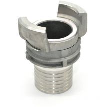 Multitanks - Demi raccord symétrique Guillemin, pompier, à douille annelée - aluminium dn 80 x 90mm