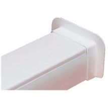 Rosace murale Goulotte Optimal 110 x 75 mm blanc