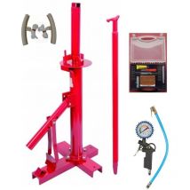 Equipement Express Sicoba - Démonte Pneu manuel Auto 13 à 21' + 1 kit réparation Pneu + 1 Pistolet Gonfleur + 2 Protections Jante