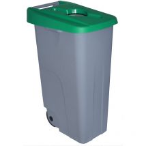 Conteneur Recyclage, 110 l, Vert - Green