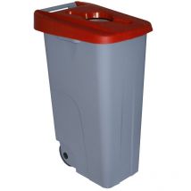 Conteneur Recyclage, 110 l, Rouge - Red