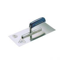 Jung - cazzuola - manico curvo - acciaio inox - 340 g - professionale